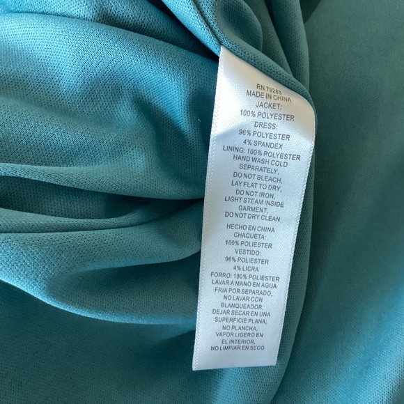 Alex Evenings Embroidered Three-Quarter Sleeve Shift Dress, size 8 - Picture 14 of 14